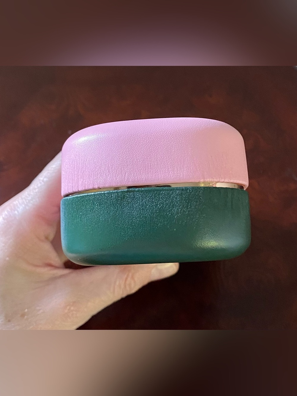 kate spade NY Glasses/Sunglasses Case,  Pink and Hunter Green - Picture 9 of 9